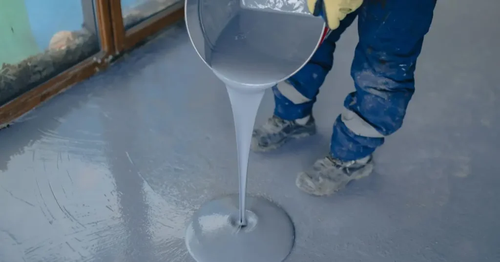 pintar un piso de cemento